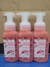 3 Bottles Bath BodyWorks Endless Weekend Foam Hand Soap 8.75oz