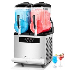 Uimoso Dual 12L Tank Frozen Drink Machine for Slushies and Smoothies
