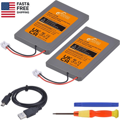PS3 Controller Battery, 2 Pack LIP1359 Battery for Sony Playstation 3 Dualshock