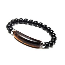 Unisex Healing Stone Bracelets Natural Gemstone Charm Stretch Bracelet Crys - 01