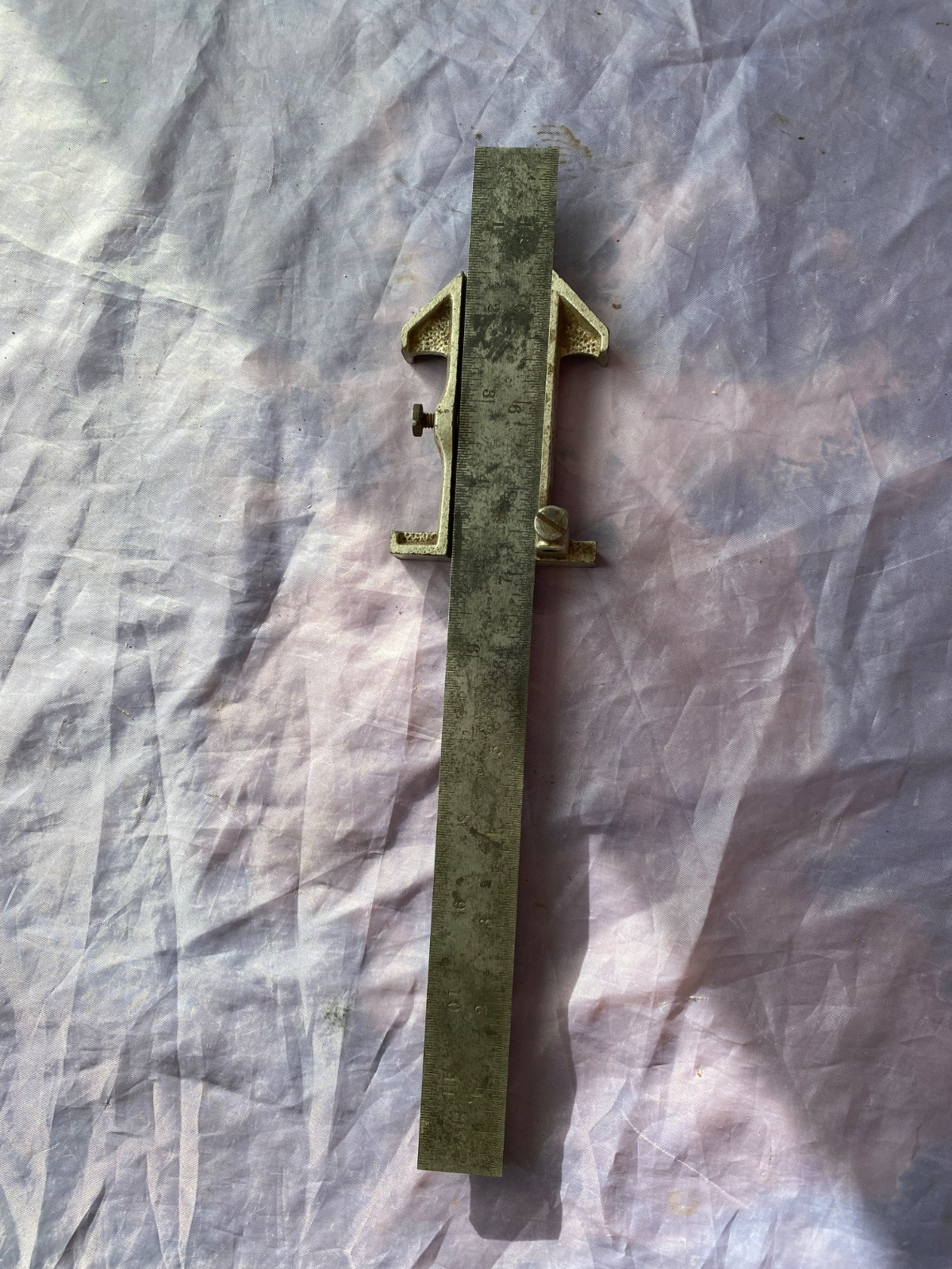 ANTIQUE STANLEY-ODD JOBS TYPE 1 WITH A STARRETT 12 INCH RULER - VERY ...