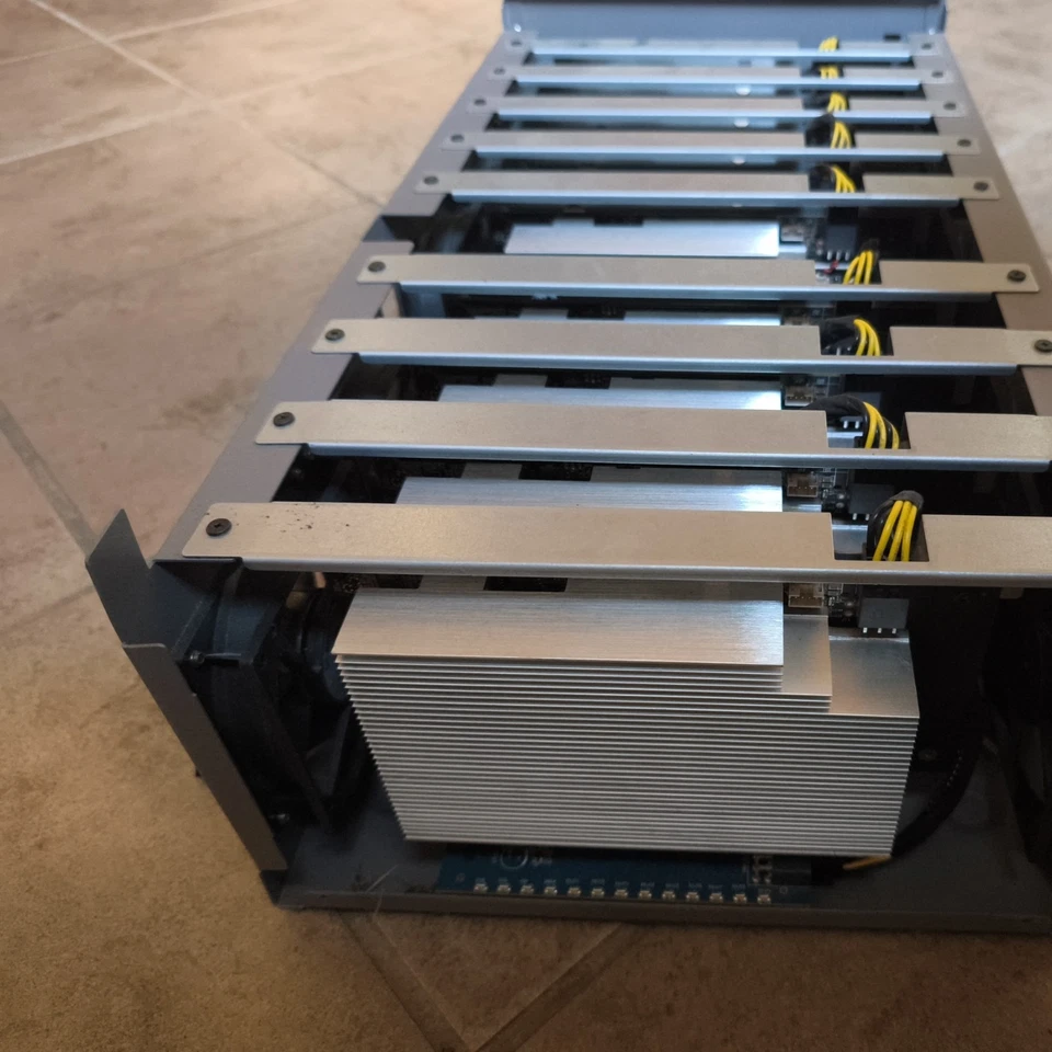 Gebrauchtes Manli 9x P106-90 RIG GPU + PSU 1600 W  - Bild 4 von 4