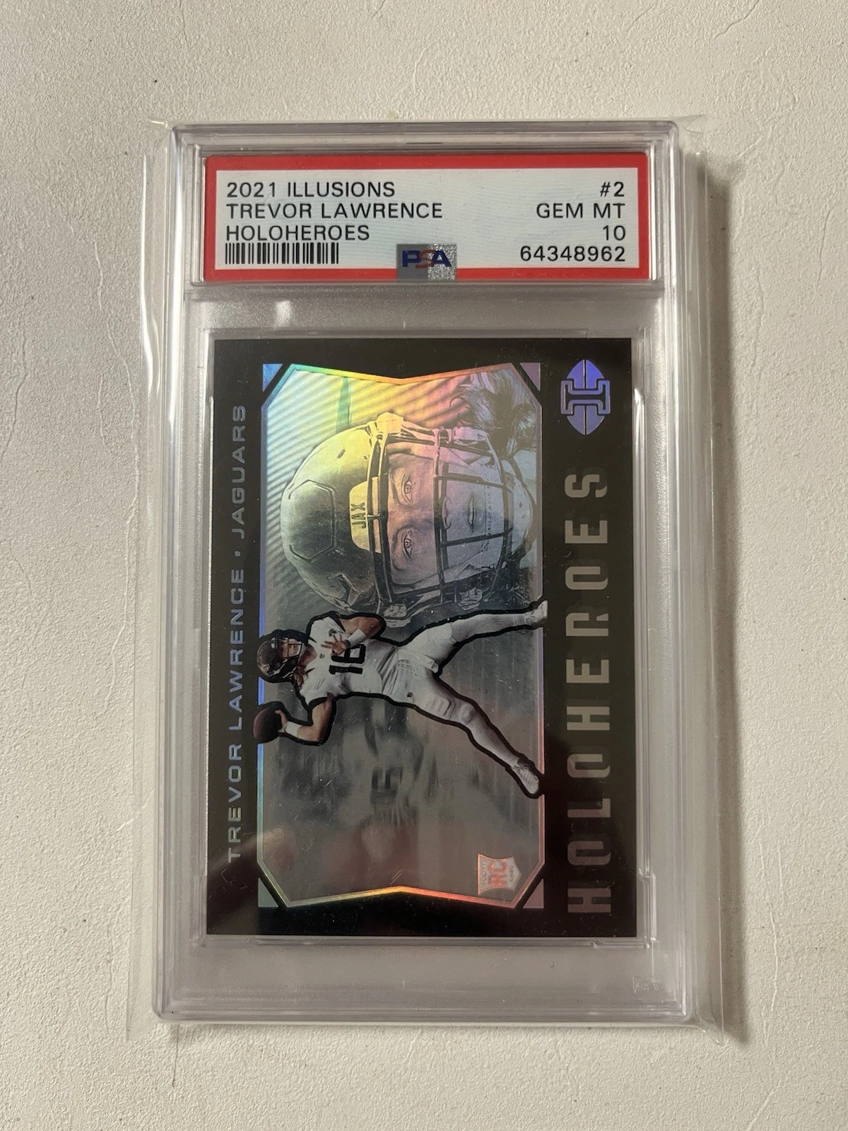 Trevor Lawrence Panini Illusions Holoheroes #HHTL2 Base