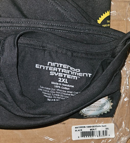 T-Shirt Duck Hunt Nintendo 8-Bit NES XXL 2XL Official Black New Retro