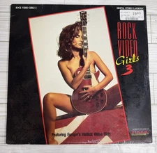 Rock Video Girls 3 Laserdisc LD - New - Rare - H2