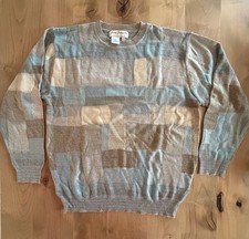 Norm Thompson Patchwork Knit Sweater Size Medium
