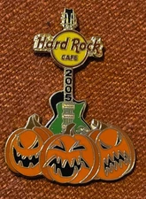 Hard Rock Cafe pin Online Halloween squash  guitar 2005 LE 100