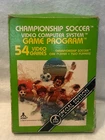 Championship Soccer Atari Good Used Condition Video Game And Manual CIB