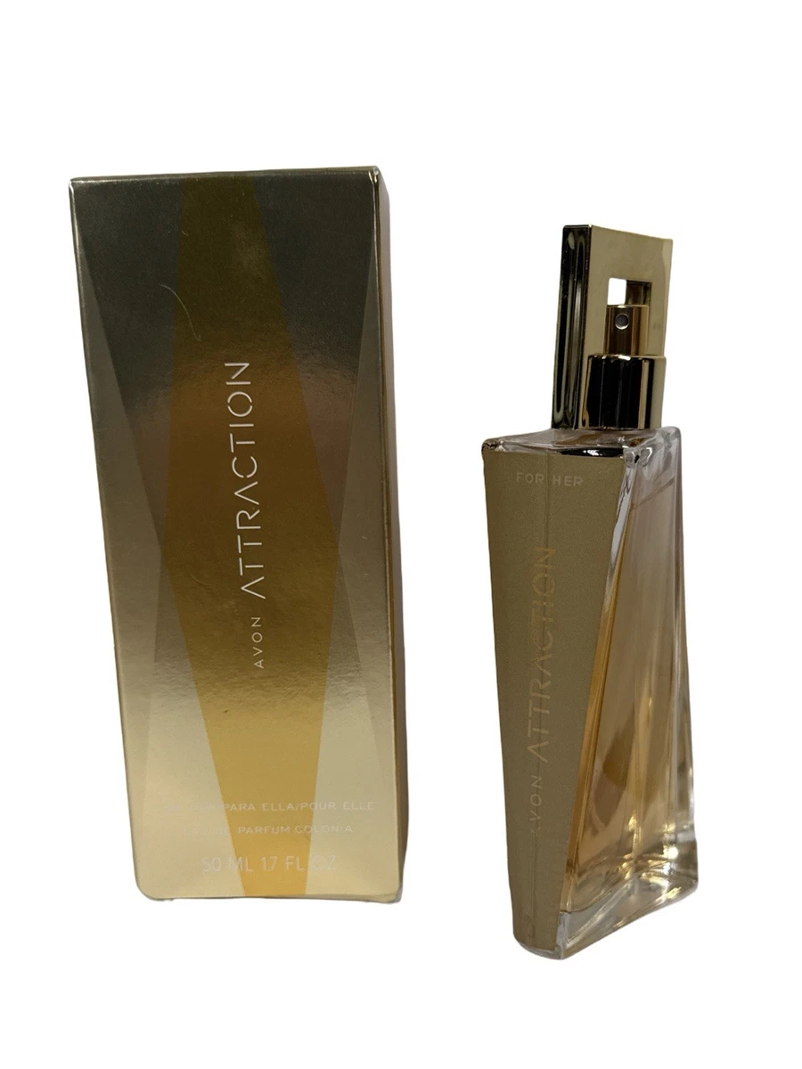 Parfum AVON Attraction For HER - Eau De Parfum 50ml + Vaporisateur De Sac + Lait Pour Le Corps
