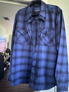 Dixxon Flannel Co. Long Sleeve Flannel — PENNYWISE 30 yr COLAB— Size Large