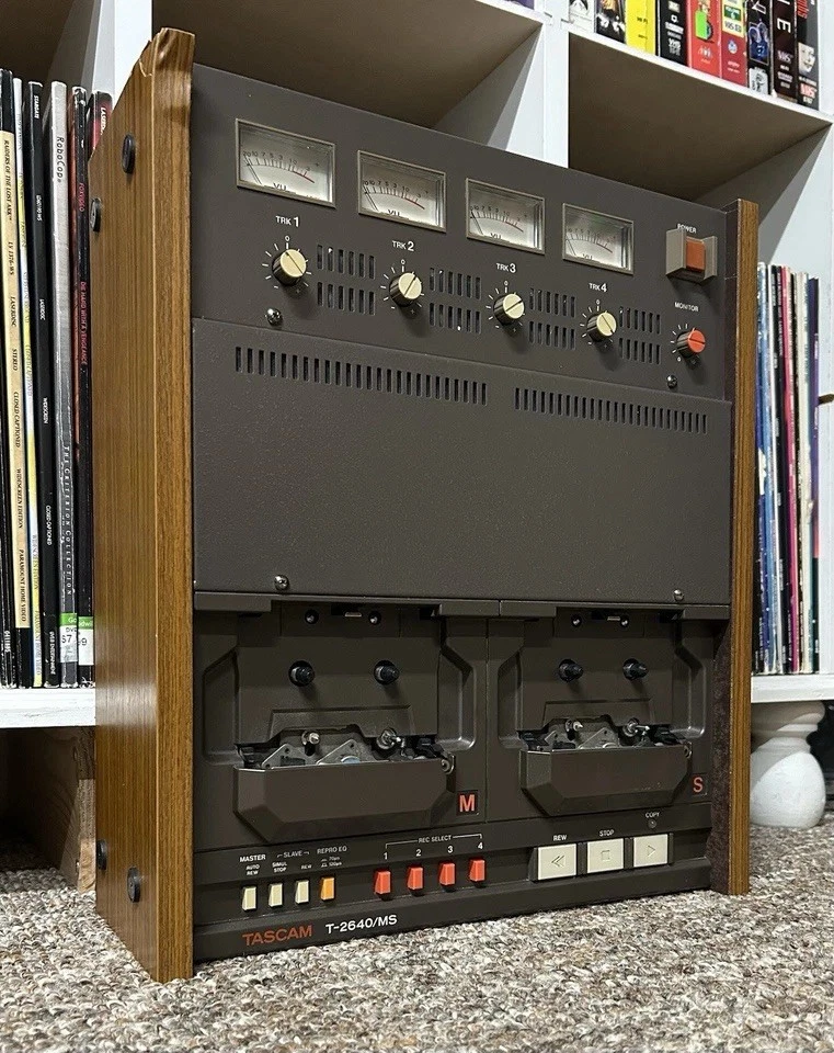 Tascam T-2640/MS Cassette Duplicator w/ Transfer Cables Japan PARTS/REPAIR READ - Image 3 of 4