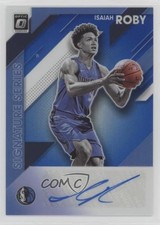 2019 Panini Donruss Optic Signature Series Blue Prizm /25 Isaiah Roby Auto s1i