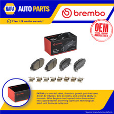 Set pastiglie freno adatte per JEEP WRANGLER Mk4 2.0 posteriori 2017 su EC1 Brembo 68385238AA nuove