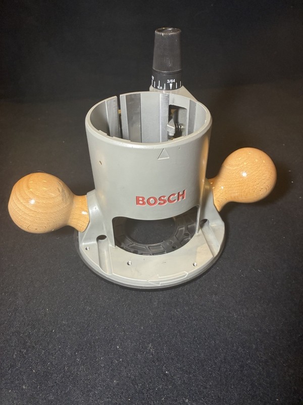 Bosch RA1161 Fixed Base Router Wood Handles Micro Adjustable Quick Change Metal