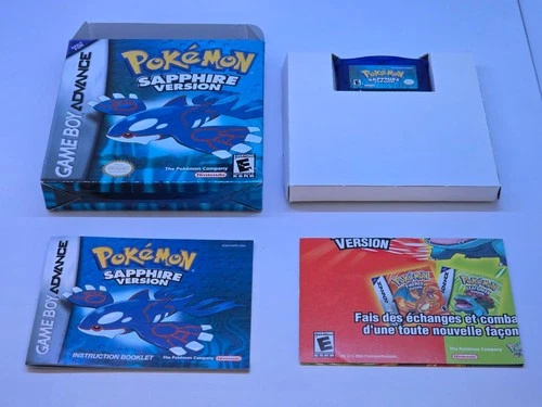 Pokemon Sapphire Complete In Box - Near Mint - Tested - Authentic