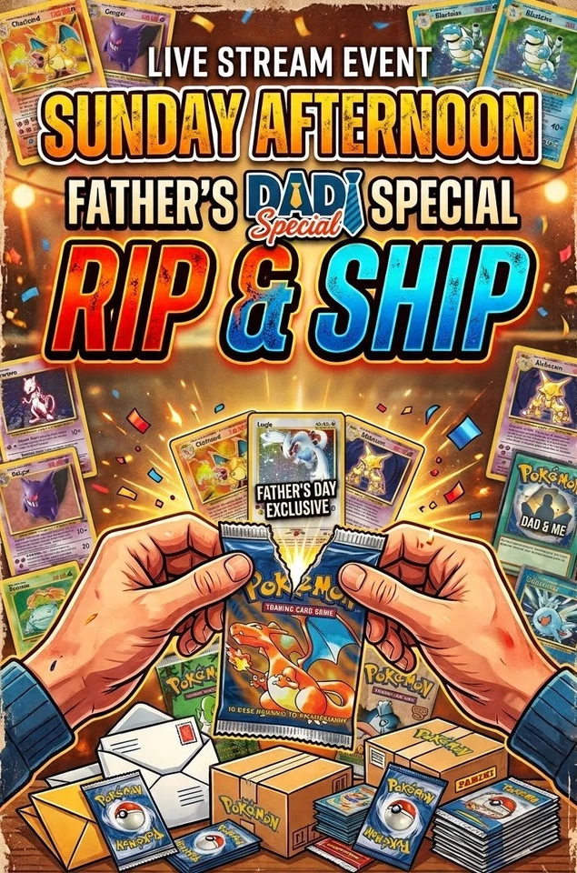 Sunday Afternoon Fathers Day Special Rip n Ship