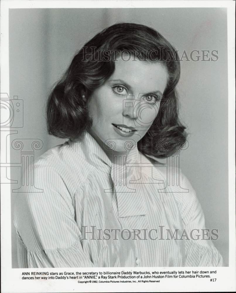 1982 Press Photo Actress Ann Reinking in 