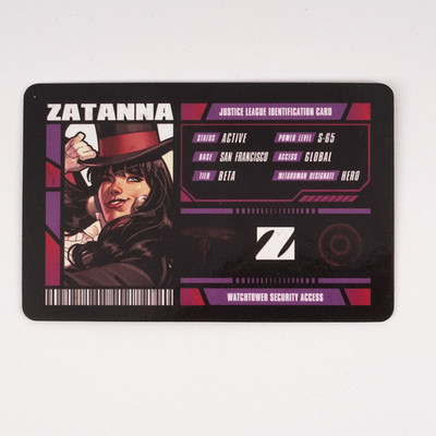 Zatanna Justice League Watchtower Security Access ID Card DC