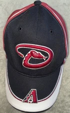 Vintage Arizona Diamondbacks Adj Hat Twins Enterprise Cap MLB Red D-Backs Black