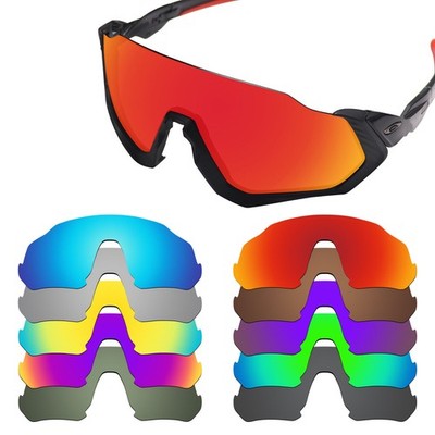 EYAR Replacement Lenses for-Oakley Flight Jacket OO9401 Sunglasses -Options