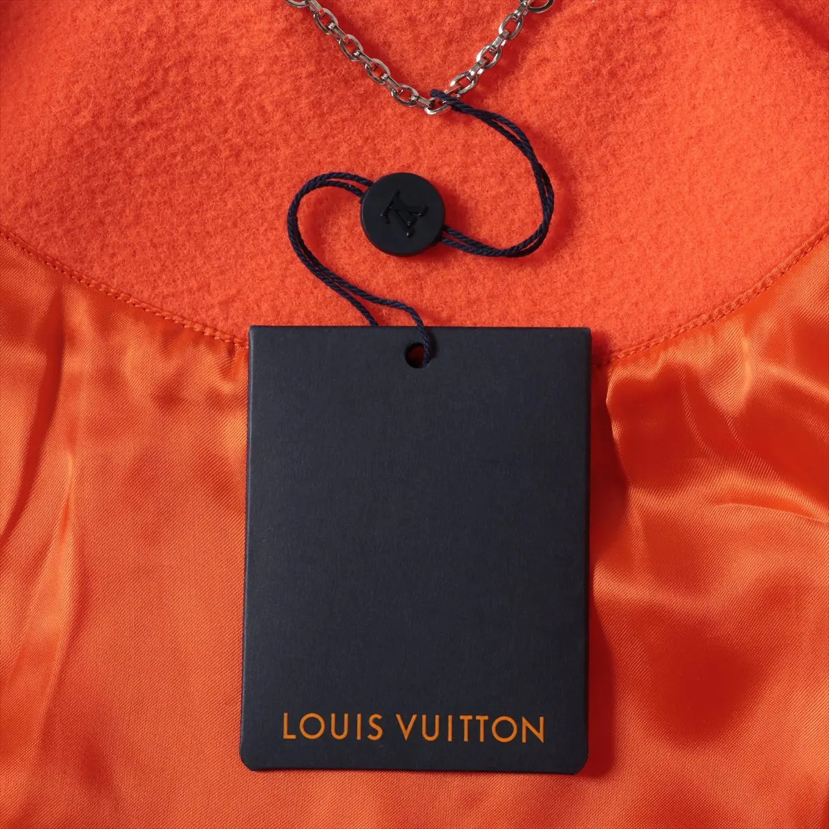 Louis Vuitton design team 23SS Wool Stadium jumper 50 Men's Orange  RM231 Look28 image 9