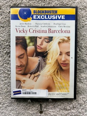 Vicky Cristina Barcelona DVD 2008 Blockbuster Exclusive Javier Bardem Scarlett