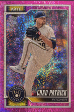 2026 Topps Series 1 Chad Patrick #217 Pink Parallel Milwaukee Brewers