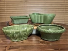 Mix and Match from these Vintage Green Pottery Planters Imperial Haeger