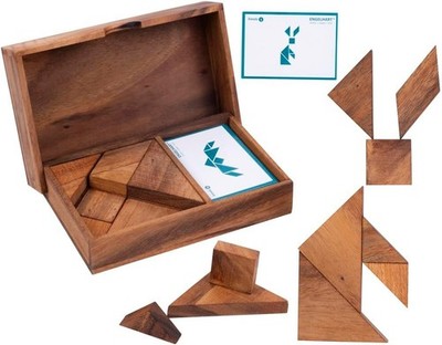 Doppel Tangram Tiere Holzpuzzle