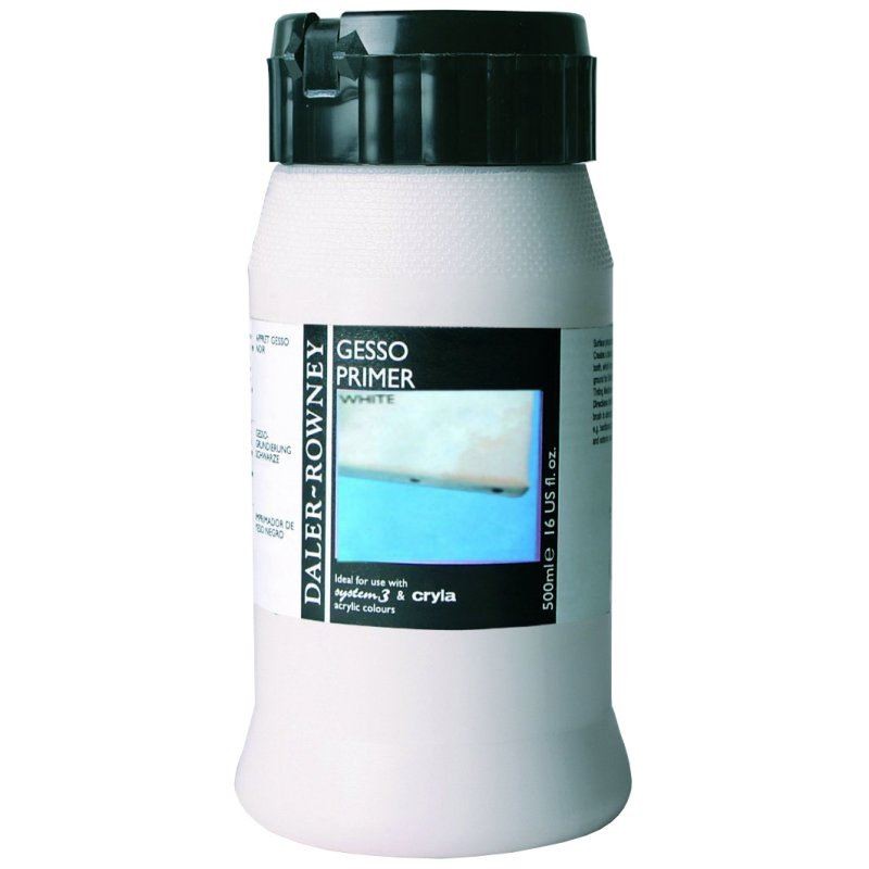 Daler Rowney System 3 & Cryla Gesso Primer 500ml White
