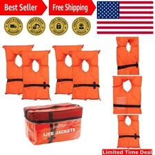 Lightweight Adult Life Jackets with Adjustable Straps - Reliable Safety Gear