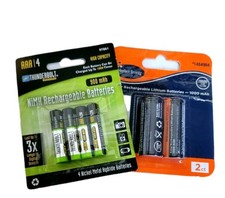 Combination of 2 different rechargeable batteries .AAA /3.2V