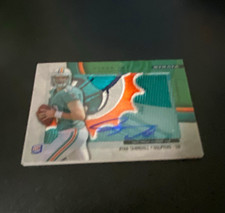 Topps 2012 Strata Clear Cut Rookie Relics Ryan Tannehill Auto Logo Patch /55  