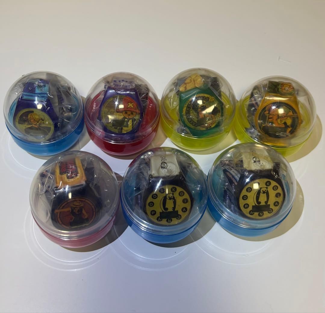 Juego de 7 relojes de pulsera de una pieza de anime GW Sale