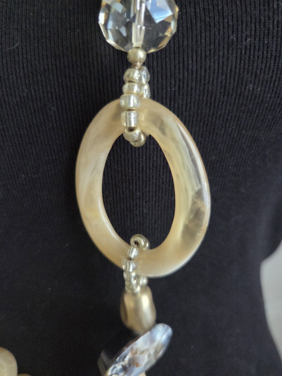 Chico's Chunky Bead Multi-strand Statement Neckla… - image 4