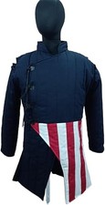 Medieval Gambeson Armor Jacket Full Sleeve Padded Quilted Cotton Aketon