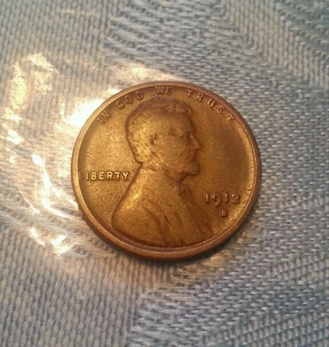 1913-S LINCOLN WHEAT PENNY CENT - G-VG - GOOD-VERY GOOD - FULL RIM/SHARP DATE!!!