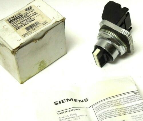 Siemens 52sa2ccba1 Selector Operator 3 Position C Cam Short Lever Nema 471g4 Ebay