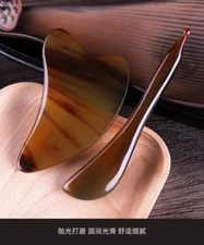 Yak  Guasha Board Acupoint Stick Face Massager Facial Eye Scraping Massage