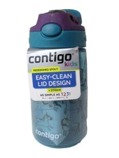 Contigo Kid's 14 oz. AutoSpout Straw Water Bottle with Easy Clean Lid Unicorn