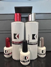 Kupa GelFinity Top Coat No Wipe + Base Coat Bundle On Sale!(5pcs)