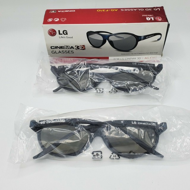 LG Cinema 3D Glasses Black 2X AGF310 eBay