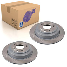 Coppia Dischi Freno Posteriore Adatta Honda Accord VIII Stampa Blu ADH243111