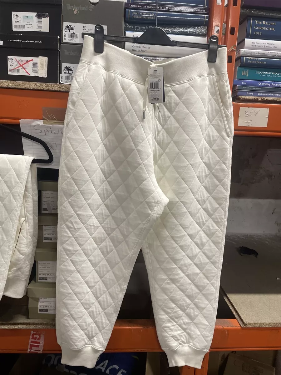 Polo Ralph Lauren Mens Diamond Quilted Jogger Pants Cream eBay