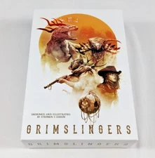 GRIMSLINGERS 3rd Ed Board Game COMPLETE W/ 2 Expansions Greenbrier Games 2017