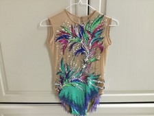 Rhythmic Ice Skate leotard with 3,672 Swarovski crystals. New. Never worn.