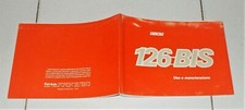 FIAT 126 BIS Libretto uso manutenzione - 1987 1° edizione ITALIANO FCA manuale
