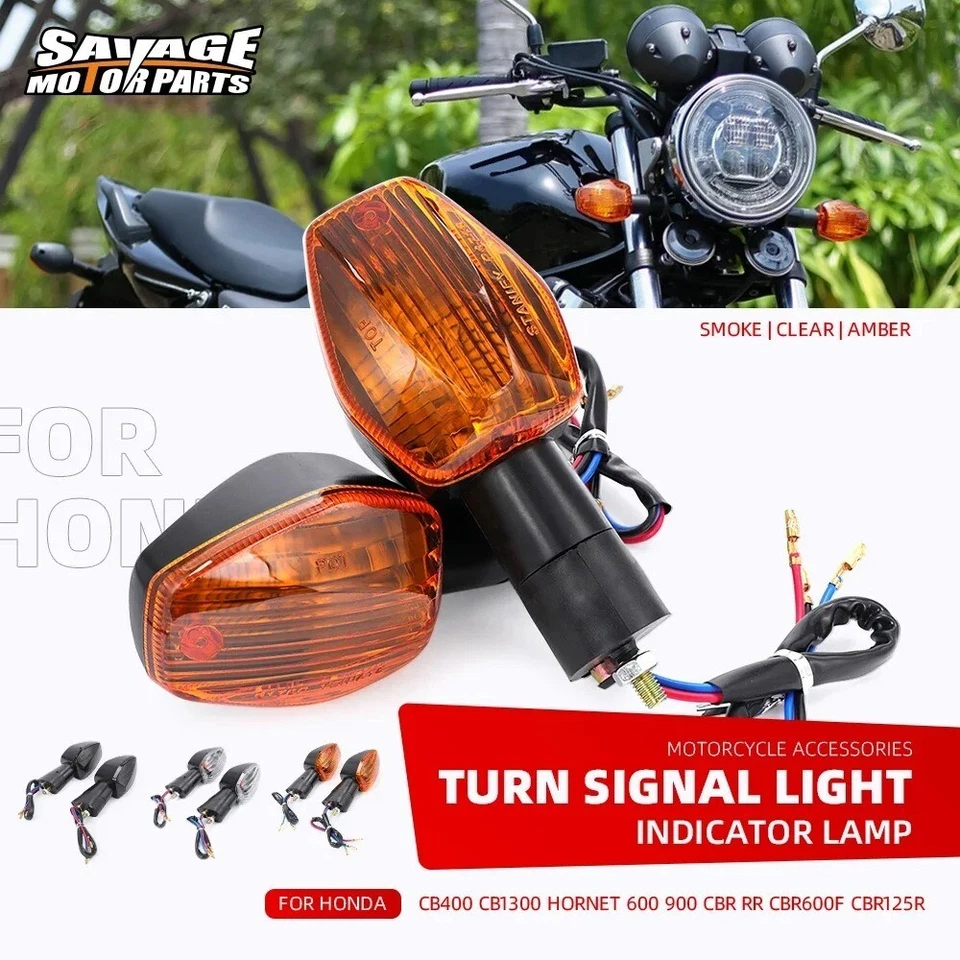 Turn Signal Lights Indicator For HONDA CB600F/900F HORNET CB1300/S CB1000R VTR - Image 4 of 4