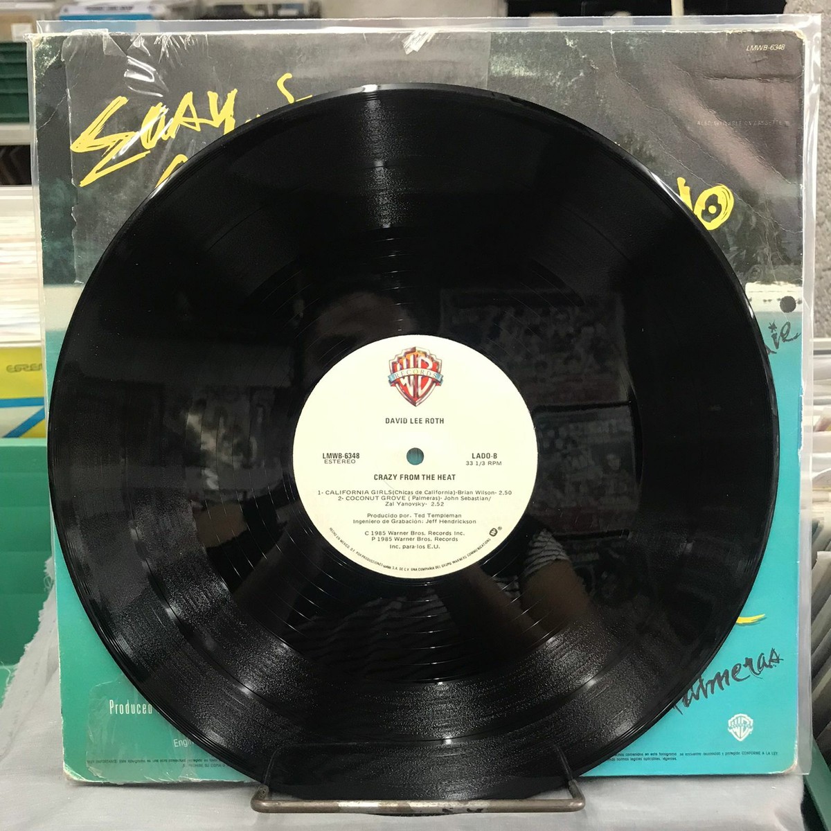 DAVID LEE ROTH - CRAZY FROM THE HEAT - 1985 MEXICAN 12