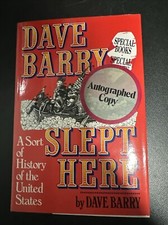 Dave Barry Slept Here SIGNED, 1st Edition/1st Printing, 1989, HC/DJ Book